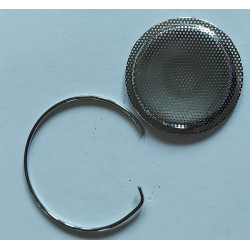 Bosch FD6 horn - grille and snap ring CHROM / NIKL